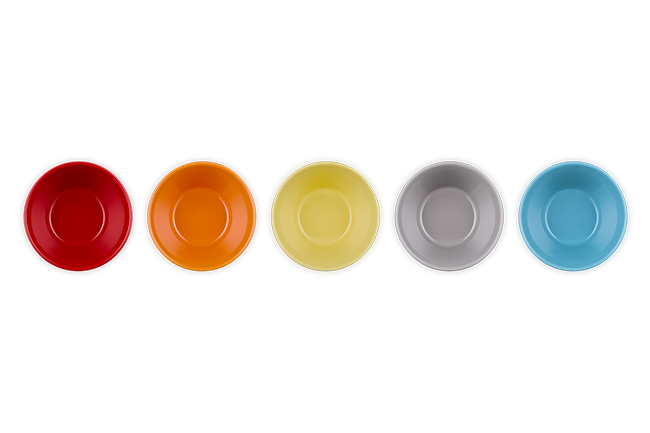 Le Creuset Stoneware Set of 5 Kolbe 300ml Bowls image number 5